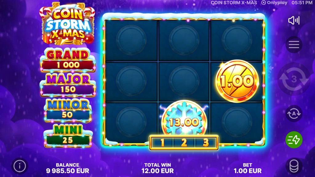 Coin Storm X-MAS - Coin Feature